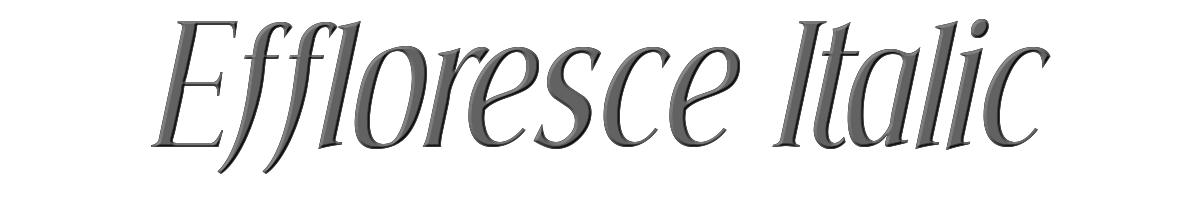 Effloresce Italic 