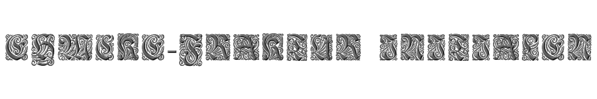 Ehmcke-Fraktur Initialen 