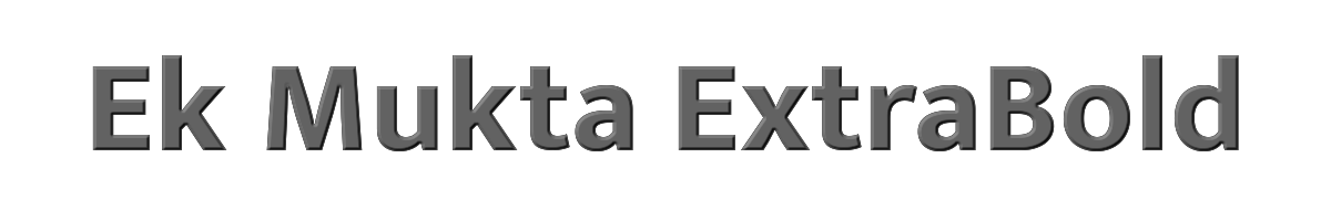 Ek Mukta ExtraBold 