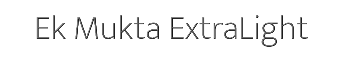 Ek Mukta ExtraLight 