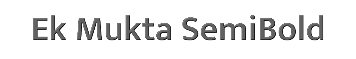 Ek Mukta SemiBold 