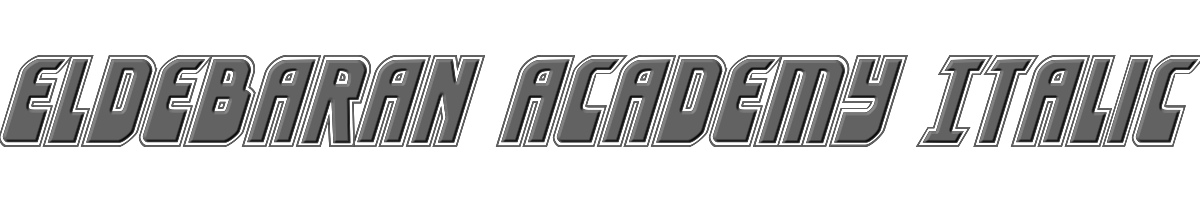 Eldebaran Academy Italic 