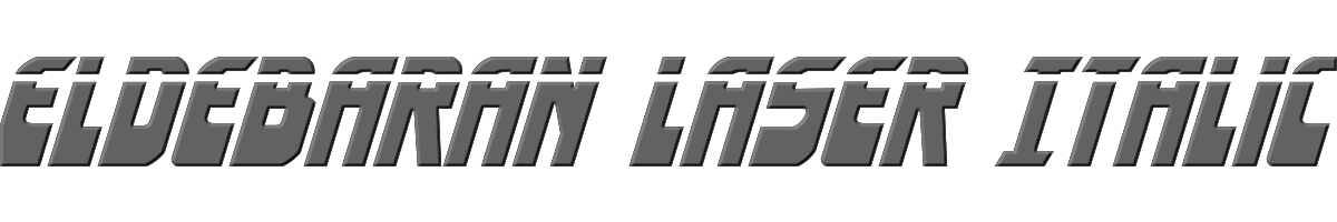 Eldebaran Laser Italic 