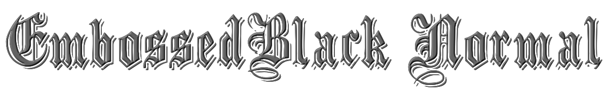 EmbossedBlack Normal 