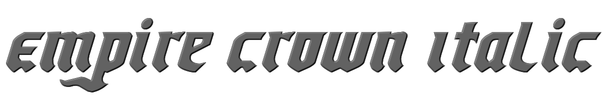 Empire Crown Italic 