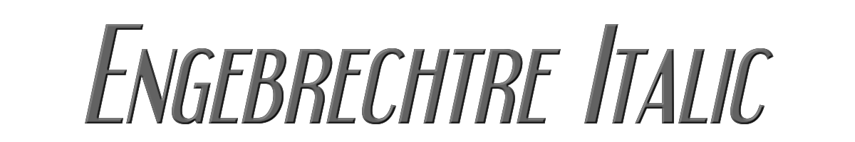 Engebrechtre Italic 