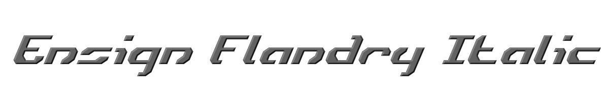 Ensign Flandry Italic 