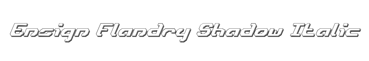 Ensign Flandry Shadow Italic 