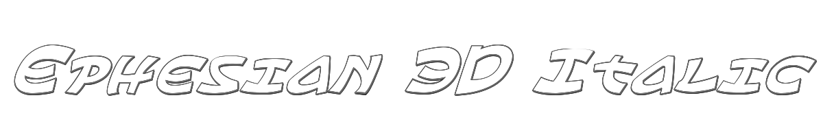 Ephesian 3D Italic 
