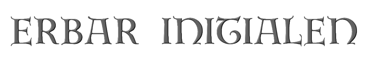 Erbar Initialen 