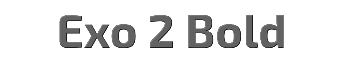 Exo 2 Bold 