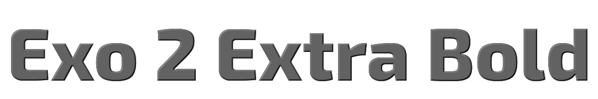Exo 2 Extra Bold 