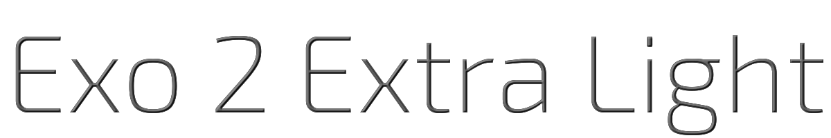 Exo 2 Extra Light 