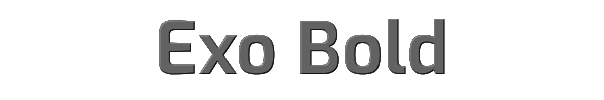 Exo Bold 