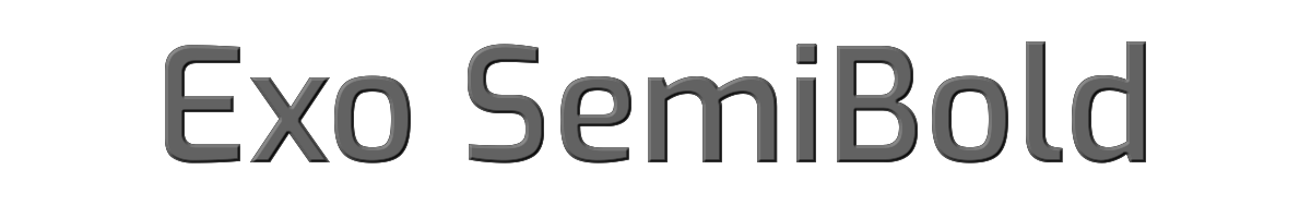 Exo SemiBold 