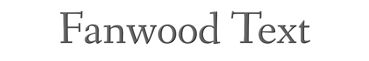 Fanwood Text 