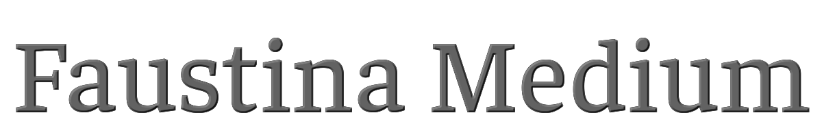 Faustina Medium 