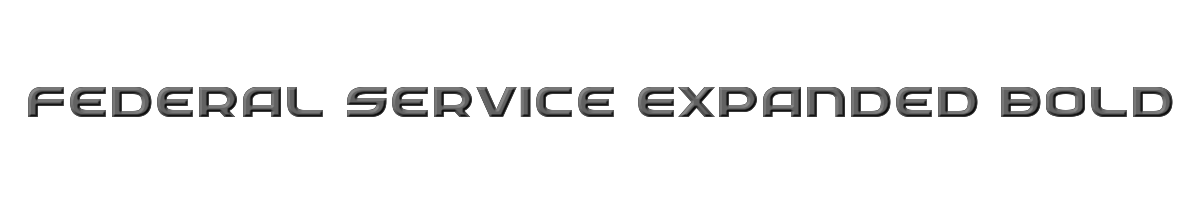 Federal Service Expanded Bold 