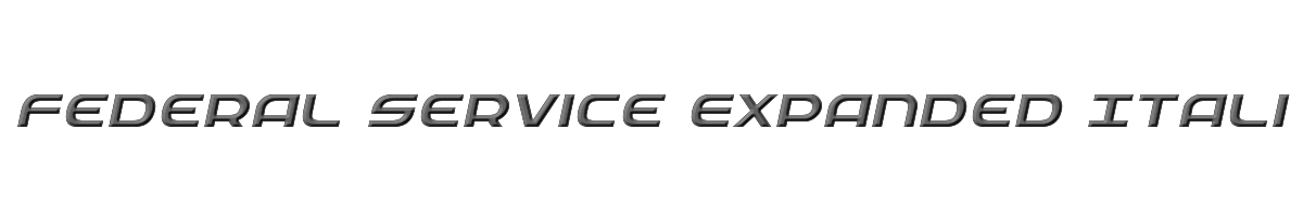 Federal Service Expanded Italic 