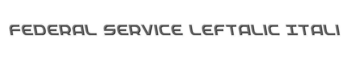 Federal Service Leftalic Italic 