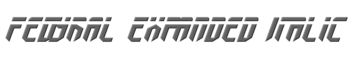 Fedyral Expanded Italic 