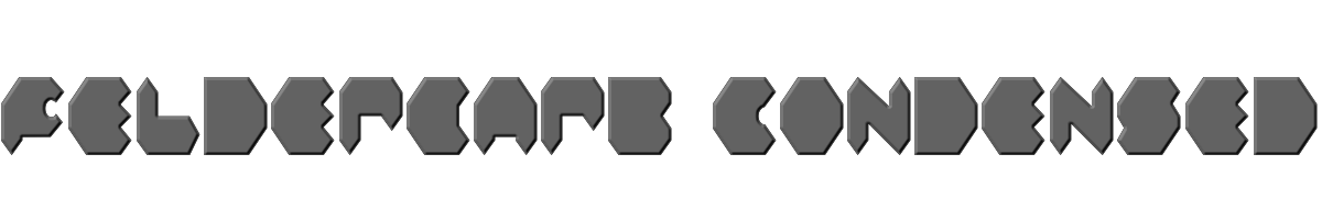 Feldercarb Condensed 