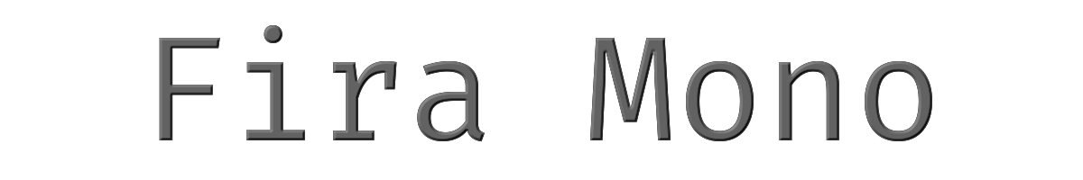 Fira Mono 
