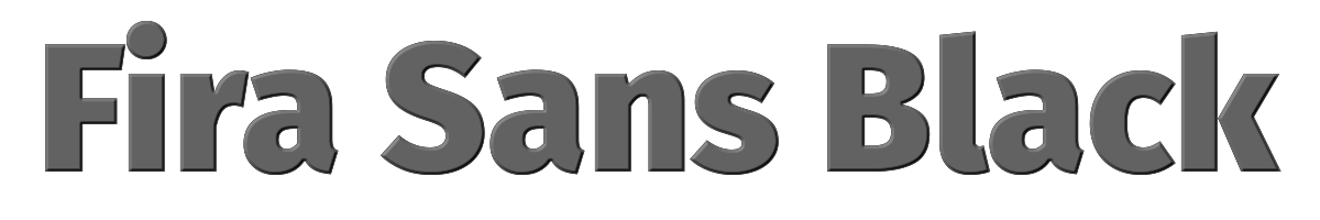 Fira Sans Black 