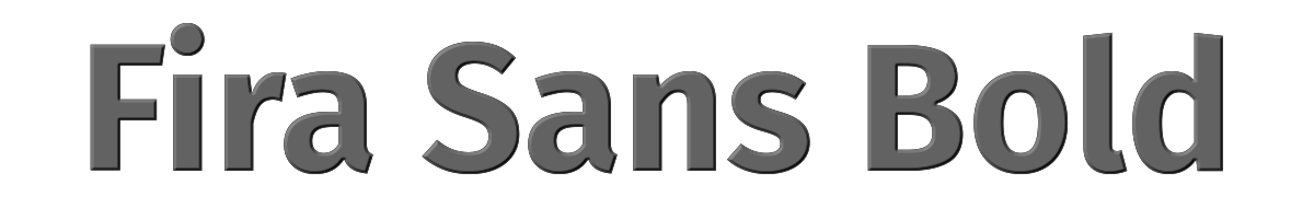 Fira Sans Bold 