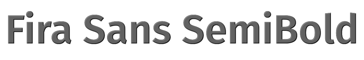 Fira Sans SemiBold 