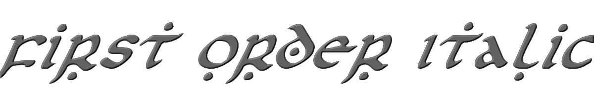 First Order Italic 