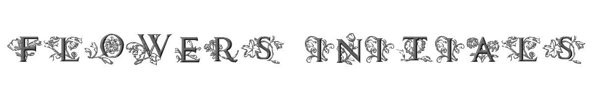 Flowers Initials 
