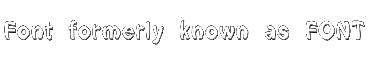Font formerly known as FONT 