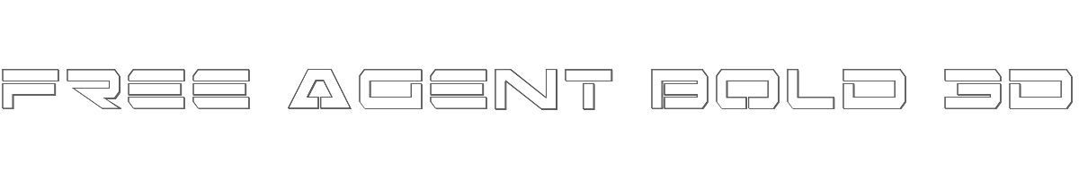 Free Agent Bold 3D 