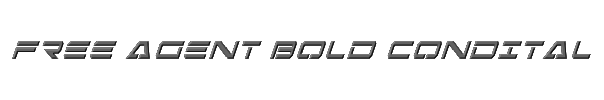 Free Agent Bold CondItal 