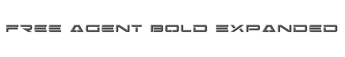 Free Agent Bold Expanded 