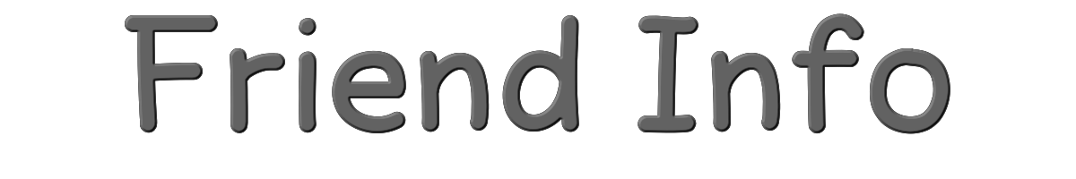 Friend Info 