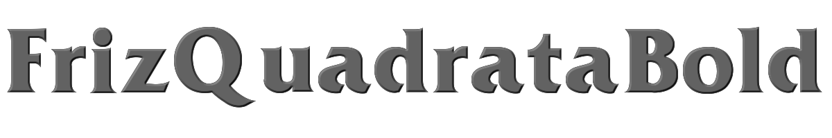 FrizQuadrata Bold 