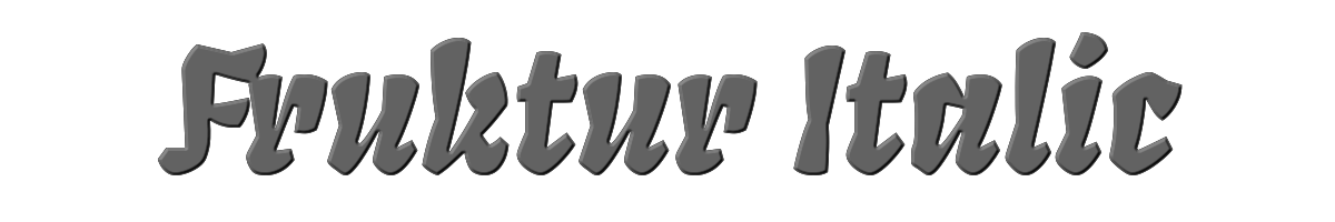 Fruktur Italic 