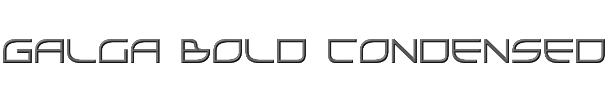 Galga Bold Condensed 