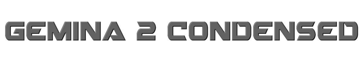 Gemina 2 Condensed 