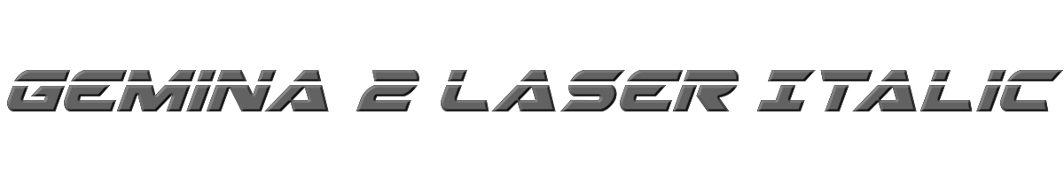 Gemina 2 Laser Italic 