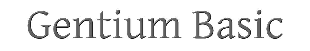 Gentium Basic 