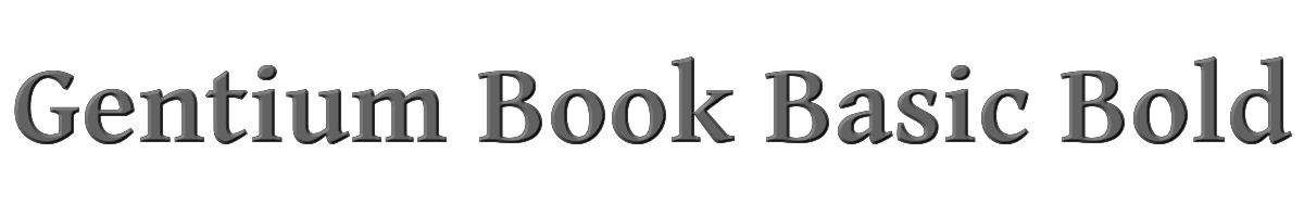Gentium Book Basic Bold 