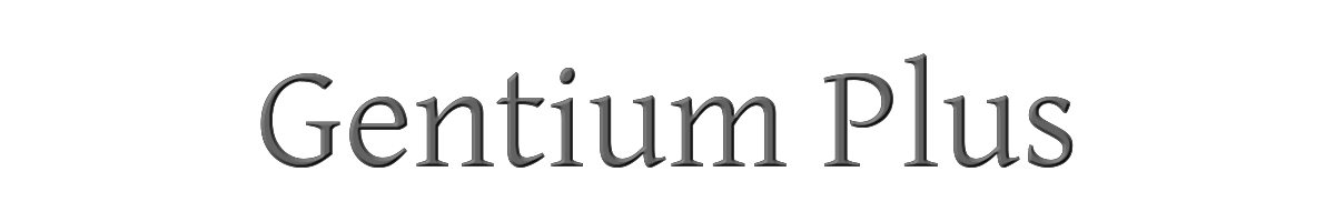 Gentium Plus 