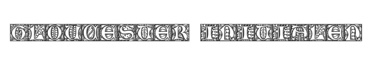 Gloucester Initialen 