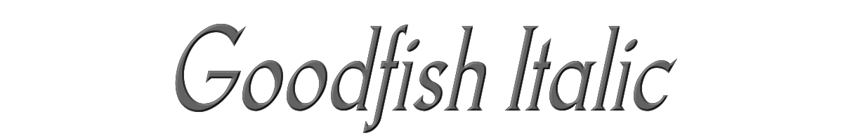 Goodfish Italic 