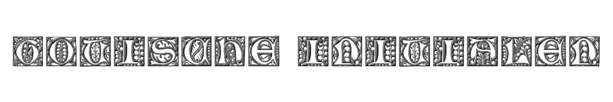 Gotische Initialen 