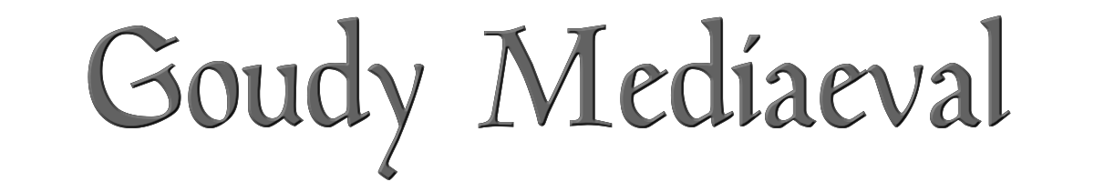 Goudy Mediaeval 