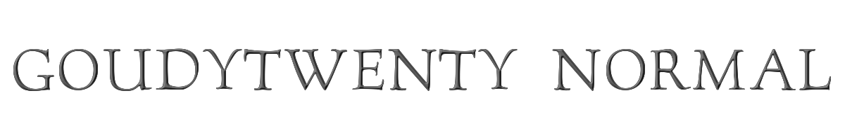 GoudyTwenty Normal 